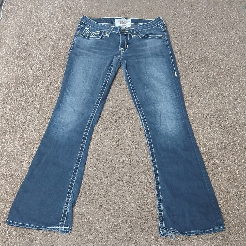 Big Star Liv Boot Cut Flare Jeans Size 27